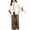 Coffee, variant on Coerni Big Boys Girls 2 Pcs Sweatsuit Stand Collar Zip Up Jacket and Wide Leg Pants Set Casual Sporty Matching Tracksuit Outfit Fall