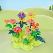 ABPWLY Children's Assembling Garden Changing Small Garden DIY Set with Building Blocks Flower Arrangement Assembling and Building Toys for and Boys Clearance Kids Games Canada Days