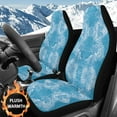 thumbnail image 2 of Uorisanigo Car Seat Covers Front Seats Only Set of 2 Light Blue High Back Bucket Seat Cover for Women Men Car Interior Universal Auto Seats Covers, Automotive Accessories Decor, 2 of 7