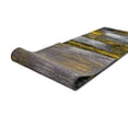 thumbnail image 4 of Yellow/Grey/Silver/Black/Abstract Contemporary Modern Design Mixed Brush Pattern Colors Area Rug, 4 of 9