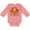 Mauve, variant on Inktastic I'm Just Here for the Pumpkin Pie with Heart and Leaves Boys or Girls Long Sleeve Baby Bodysuit