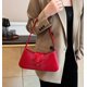 thumbnail image 3 of Bolso de hombro Amszke Y2K Trendy Bow Red Leather para mujer, 3 of 7