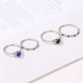 thumbnail image 6 of QQTDFG Fashion 925 Silver Oval Cut Rings Women Cubic Zirconia Weedding Jewelry sz 6-10-9-Green, 6 of 8