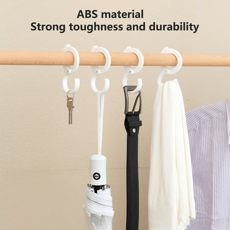 

VERMON Hanging Hooks 5Pcs Storing Easy Installation Great No Punching S-shaped Hanger Hooks