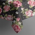 thumbnail image 4 of Pioneer Flower Floral Print Pattern Rectangle Tablecloth 60"x120",Waterproof Polyester Rectangle Table Cloth, Wipeable Spillproof Polyester Tablecloth for Dining, Camping, Indoor and Outdoor, 4 of 6