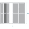 thumbnail image 5 of Mirador 111S 10' Outdoor Pergola Aluminum PC Sliding Door w/ Handle, 4 Panels, White (Not Pergola), 5 of 7