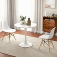 thumbnail image 4 of Gymax 5 PCS Dining Set Modern Round Dining Table 4 Chairs for Small Space Kitchen, 4 of 8