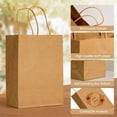 thumbnail image 5 of SJPACK 200Pcs Gift Bags Small Paper Bags with Handles Bulk Kraft Brown Paper Shopping Wedding Birthday Party Favor Gift Bags For Goody Craft, 5 of 7