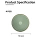 thumbnail image 2 of 4 piezas Plato de fruta Plato de postre Plato de pan Platos para bodas y fiestas, 2 of 5