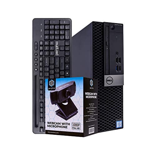 Dell Business Desktop Optiplex 5050 Desktop Computer, Intel Core i7 Quad Core, 8GB RAM, 500GB Solid State Drive, DVD, Wi-Fi, Windows 10 Pro, Periphio Wireless Keyboard, 1080p Webcam (used) Dell Business Desktop Optiplex 5050 Desktop Computer, Intel Core i7 Quad Core, 8GB RAM, 500GB Solid State Drive, DVD, Wi-Fi, Windows 10 Pro, Periphio Wireless Keyboard, 1080p Webcam (used)