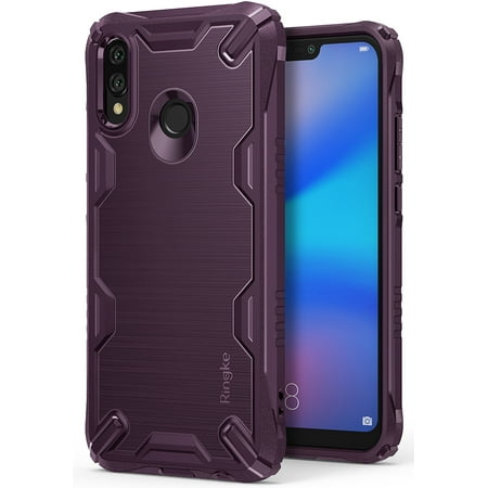Ringke Onyx-X Case Compatible with Huawei P20 Lite, Flexible Reinforced Corner Shockproof Anti Slip Cover - Lilac Purple