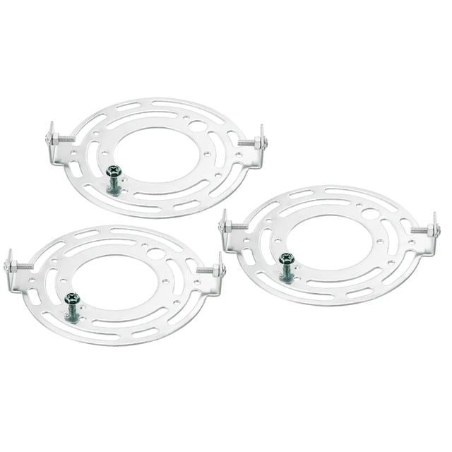 Kit de soporte de montaje universal para luminarias Uxcell de 115 mm (4.53"), placa de travesaño de luz de 3 juegos para luces cerca del techo