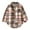 36# Khaki, variant on oqasdz Girls Jackets Big Boys Long Sleeve Striped Plaid Stand Collar Shirt Blouse Casual Outerwear Top Coat Outwear Size 3 Y-4 Y