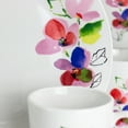 thumbnail image 3 of Gibson Home Vineyard Rose 12 Piece Round Fine Ceramic Dinnerware Set in White, 3 of 7