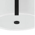 thumbnail image 6 of Hampton Bay Bourland 14 in. 3-Light Black Semi-Flush Mount Ceiling Light Fixture with White and Clear Glass Double Shade, 6 of 6