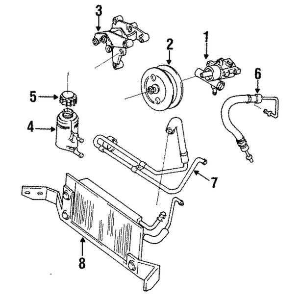 Genuine OE GM Compressor Bracket 12550052