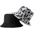 thumbnail image 5 of CoCopeaunts Cow Bucket Hat for Men Outdoor Sports Leisure Cotton Bucket Cap for Women Sun Protection Double Sided Wear Basin Hat, 5 of 8