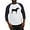 Blue/White, variant on - Draft Horse Baseball Tee - Cotton Baseball Jersey, 3/4 Raglan Sleeve Shirt