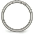 thumbnail image 3 of Chisel Titanium Polished with Grey Carbon Fiber Inlay 6.2mm Band - Ring Size 8.0, 3 of 8