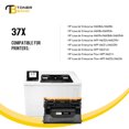 thumbnail image 3 of Toner Bank 37X CF237X | Compatible Black Toner Cartridge for HP 37A 37X CF237X CF237A LaserJet Enterprise M608dn M608x M609dn M608dh M609dh MFP M632fht M631z M633fh M631dn Print Ink * 3, 3 of 10