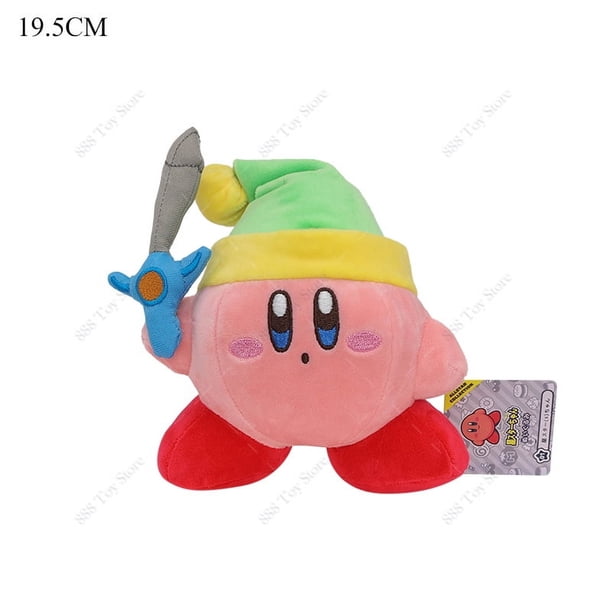 Recién llegado, figura de peluche de Kirby Star, juguetes de anime Kirby, naranja, rojo, fantasma, cielo estrellado, gris, Kirby, animal de peluche suave para niños
