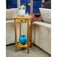 thumbnail image 5 of Casual Contemporary Living 2-Tier Solid Acacia Plant Stand with Drawer - Natural, 5 of 7