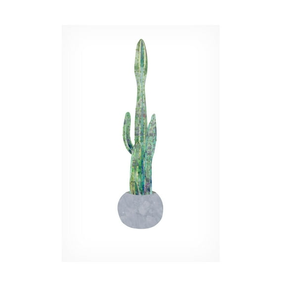 Trademark Fine Art Sarah Manovski Boho scandi cactus 2 Canvas Wall Art