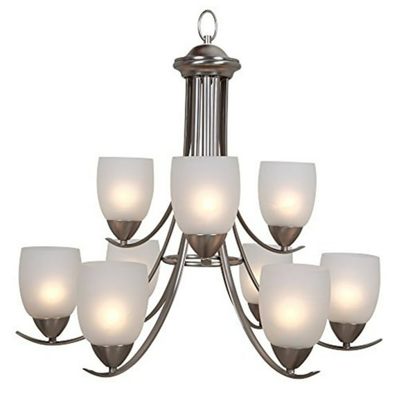 Mirror Lake Collection Nine Light Chandelier