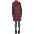 thumbnail image 3 of White Mark Long Hooded Puffer Vest (Women's & Women's Plus), 3 of 5