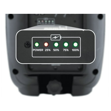 Gemini - 8" 500W 2-Way PA Speaker - Black