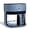 Gray, variant on COOK WITH COLOR Air Fryer, Glass Basket, 4Qt, 1200W with 6 Presets, Sand