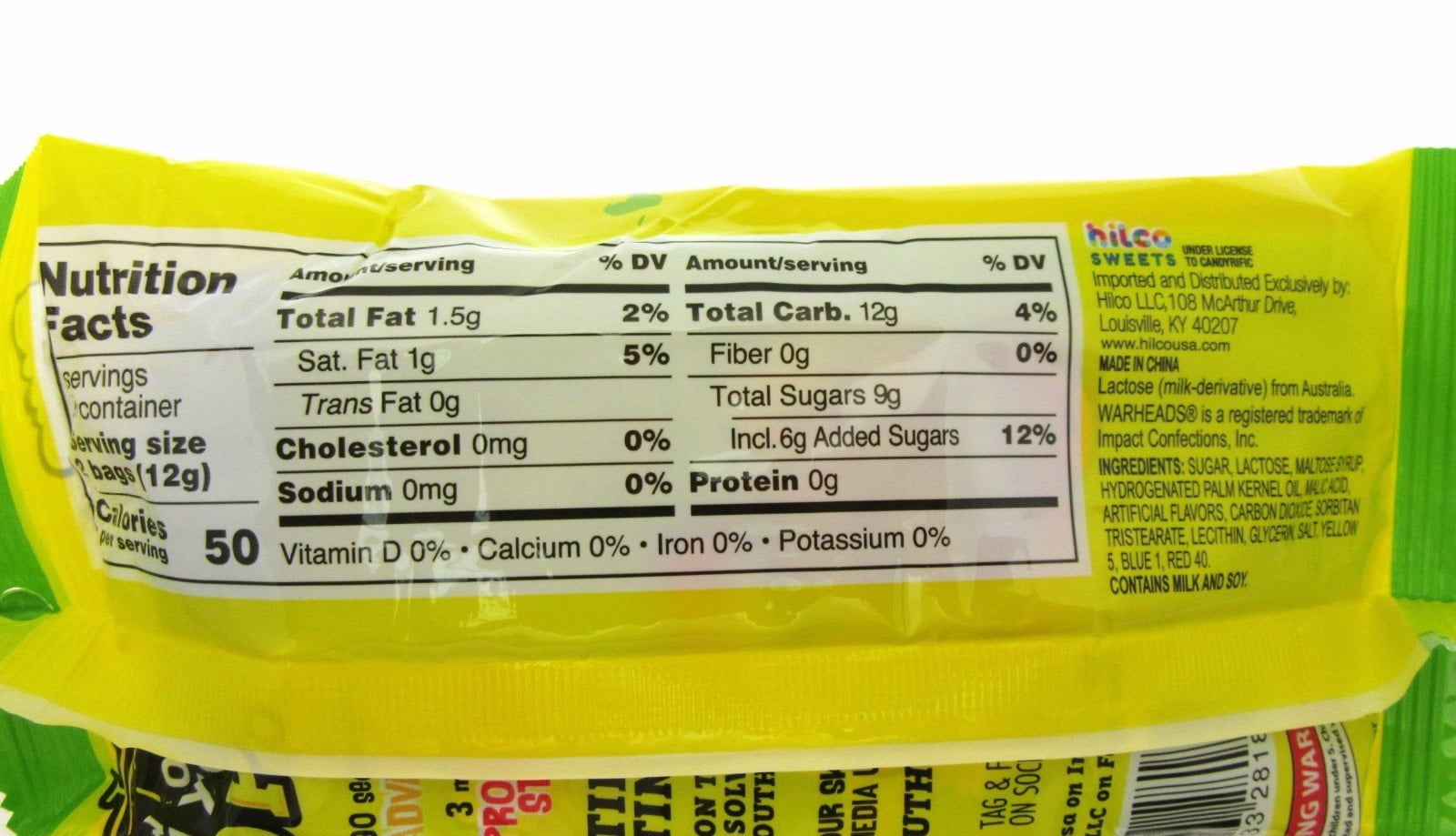 Warheads Sour Popping Candy  LOUD MOUTH BITES  Lot of 3