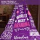 thumbnail image 2 of LHSHID Grandma Blanket for Grandma from Granddaughter Grandson or Grandkids Soft Throw Blanket Ideal for Birthday Mother's Day Christmas & Valentine's Day 30"x40", 2 of 8