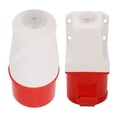 thumbnail image 4 of Juego de conectores de enchufe de 32 A, 5 pines, 3P+N+E, impermeable, industrial, trifásico, 220 V-380 V/240 V-415 V, 4 of 14