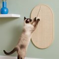 thumbnail image 6 of Sisal Scratching Mat for Indoor Cats Heavy Duty Sofa and Wall Mount Claw Scratcher Pad, Furniture Guard for Apartment Living, Space Saving Pet Toy, 6 of 6