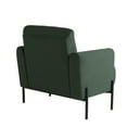 thumbnail image 5 of Studio Living Kingston Bohemian Accent Chair, Green Velvet Fabric, 5 of 11