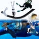 thumbnail image 4 of Equipo Buceo Entrenamiento Natación Profesional Práctica Libre en Mojado Snorkel Frontal para Principiantes Con Snorkel Montado en La Parte Delantera (negro), 4 of 9