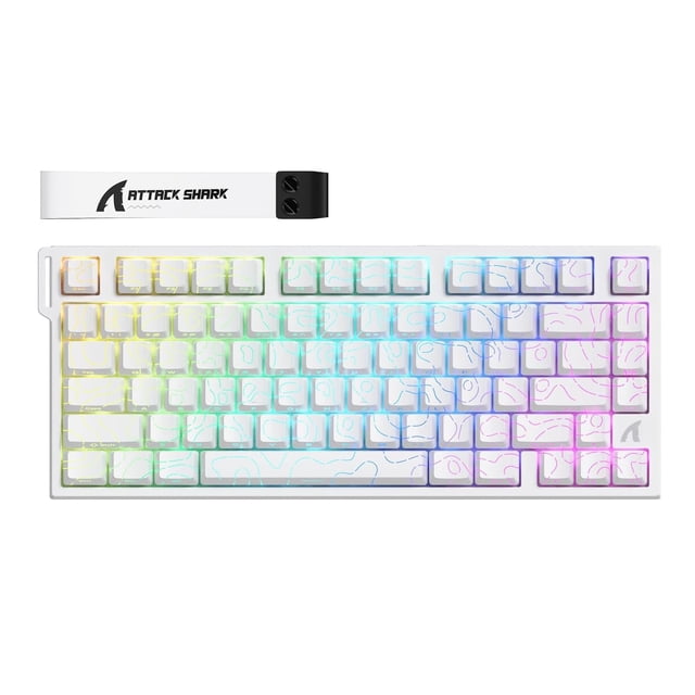 Teclado Gaming ATTACK SHARK R82HE Rapid Trigger Alámbrico TKL