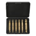 thumbnail image 2 of 6Pcs Damaged Screw Extractor Set, High Speed Steel 4341 Stripped Lug Nut Remover for Damaged, Frozen, Rusted, Rounded Off , Nuts and Screws, 2 of 8