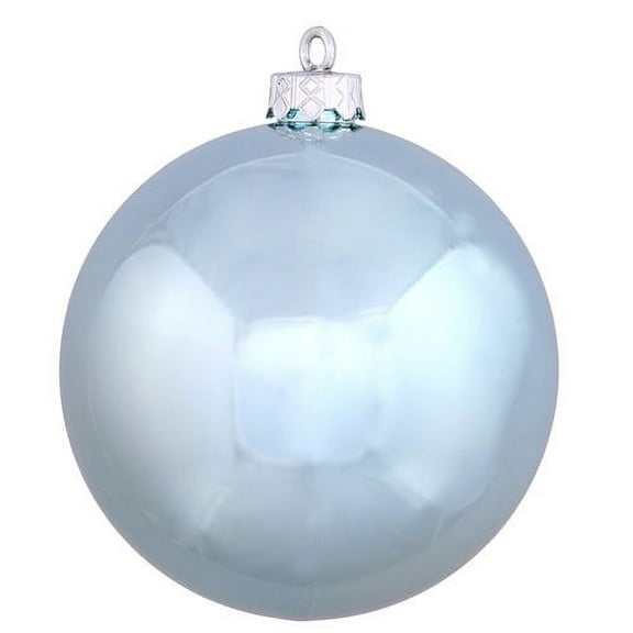 Vickerman 12" Baby Blue Shiny Ball Ornament