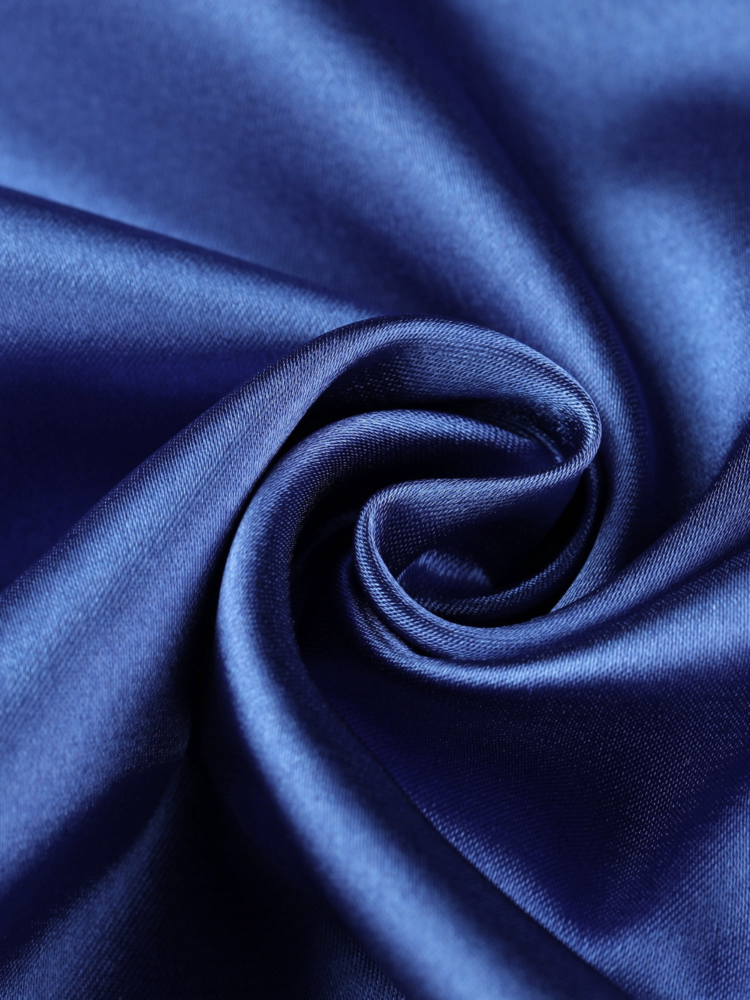 DARING DIVA Women's Plus Size Satin Lace Side Slit Nightgowns 4X Royal Blue