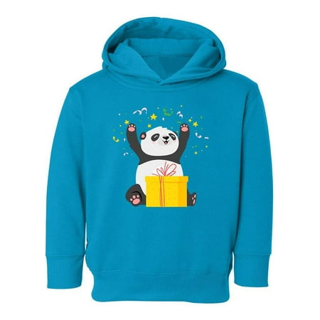 

Cute Panda Bear Opening Present Hoodie Toddler -Image by Shutterstock 2 Toddler