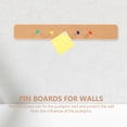 thumbnail image 2 of 6pcs Felt Bulletin Board Strips Pin Boards Small Bulletin Board Strips Walls Pin Board Strips, 2 of 9