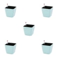 thumbnail image 1 of Yuarrent Maceta de riego automático de resina, belleza de jardines con materiales innovadores para macetas, macetas para plantas, azul hielo Type2 NO2, 1 of 6