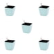 thumbnail image 3 of Injueey Maceta de resina con estilo para jardín, belleza con maceta innovadora, macetas de belleza para plantas, azul hielo, 14*13*10,5 Type2 NO2, 3 of 6