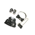 thumbnail image 4 of 17cm Labubu I II Idol Dolls sentado ropa de fiesta accesorios lindo Mini el monstruo Camelia vestido bolso zapatos YE18J, 4 of 4