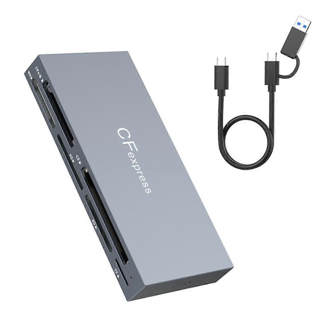6 in 1 CFexpress Type B Card Reader for CFexpress Type B/SD/TF/CF