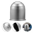 thumbnail image 3 of Unique Bargains 2pcs Universal Trailer Hitch Ball Cover Waterproof Dustproof 50mm ID Silver Tone for Car Trailer RV Boat, 3 of 6
