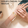 thumbnail image 5 of SKMEI Watches for Women Rectangular Ladies Quartz Watch Elegant Dainty Stainless Steel Womens Small Gold Watch, 5 of 8