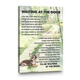 thumbnail image 4 of Pet Memorial Canvas Wall Art – “Waiting at the Door” Dog Poem Print, Ready to Hang Home Décor, Pet Loss Sympathy Gift for Dog Lovers, 4 of 4